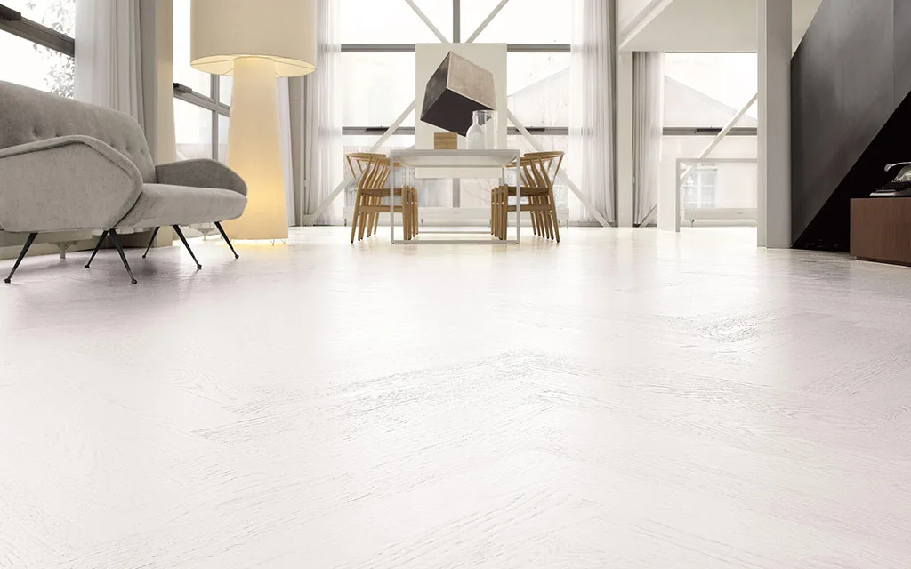 Parquet prefinito incollato Listone Giordano parquet rovere sbiancato Listone Giordano a Roma