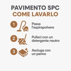 pavimento spc come lavarlo