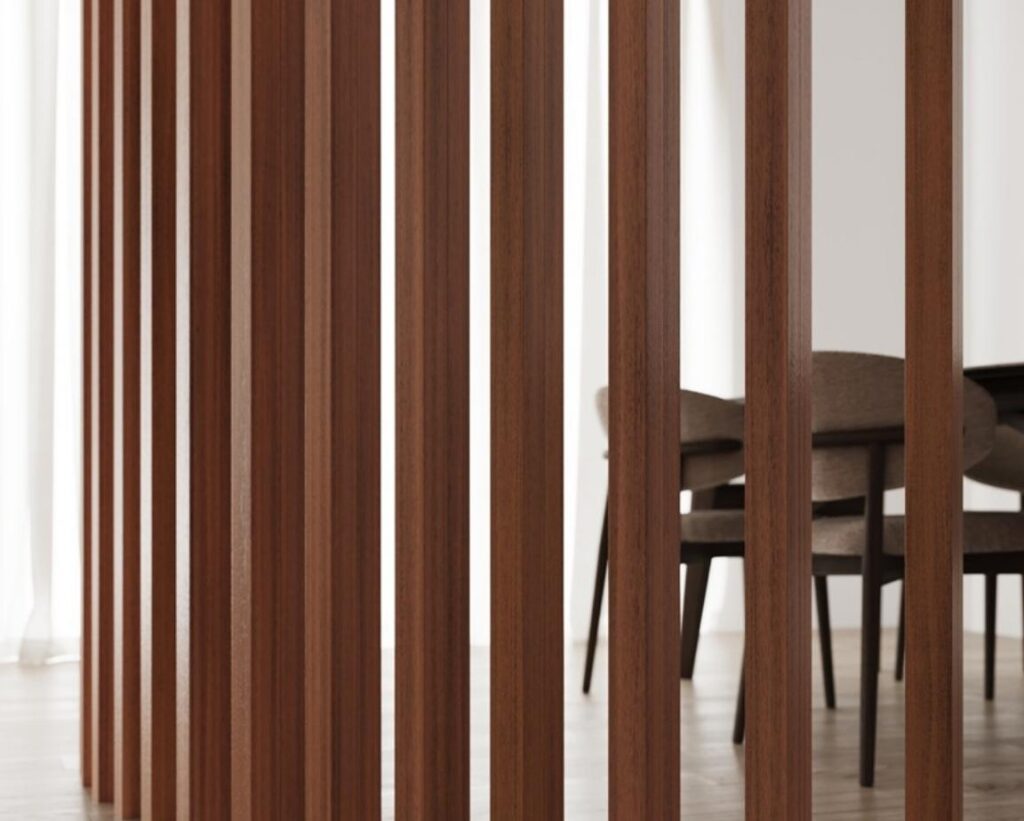 doghe 1 slat form Divisori in legno a doghe